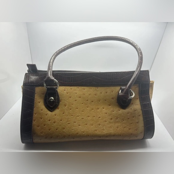 Prada Ostrich Leather Handbag/ Prada bag RARE - Picture 3 of 6